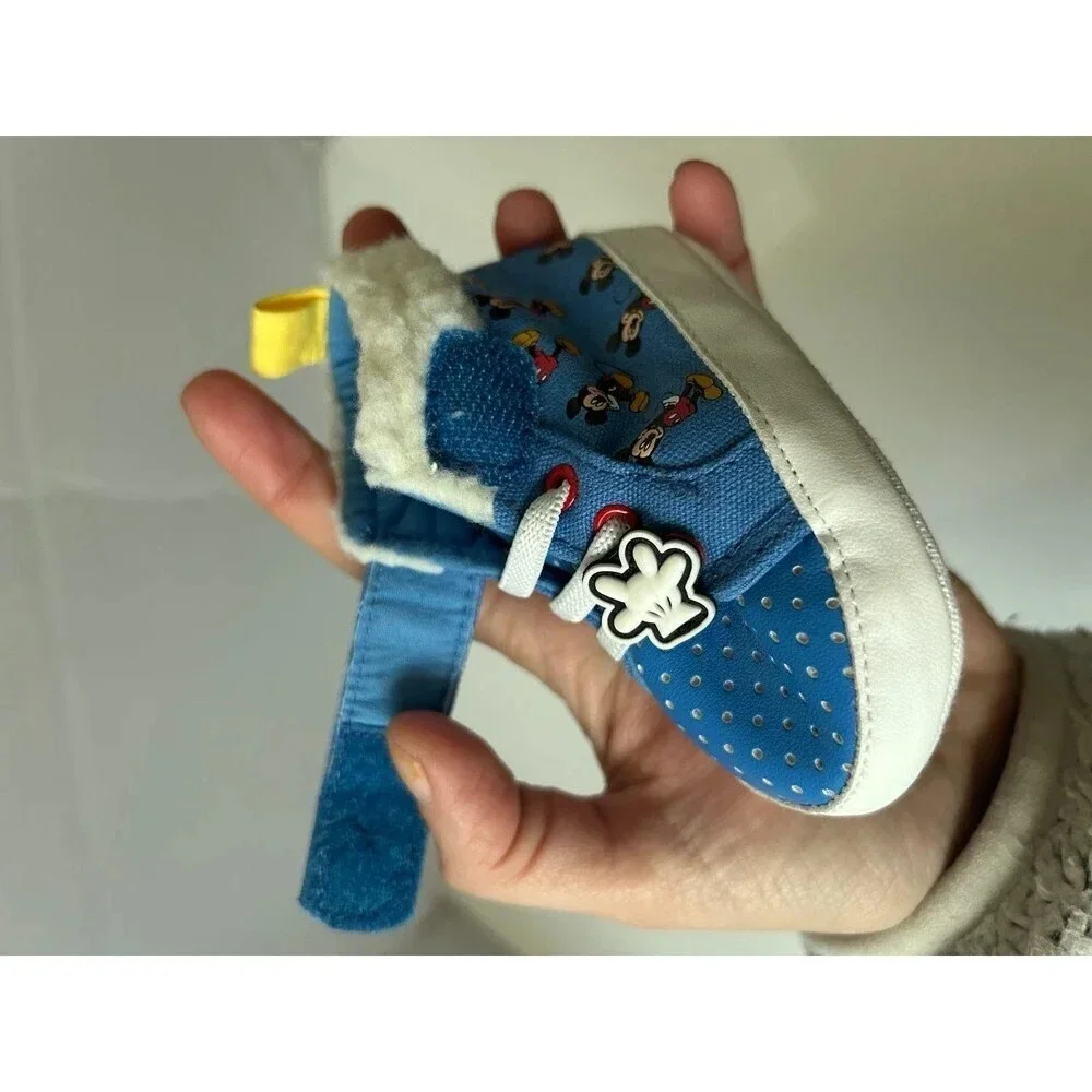Disney mickey high top baby shoes